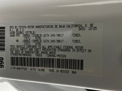 2026 Toyota Tacoma SR5