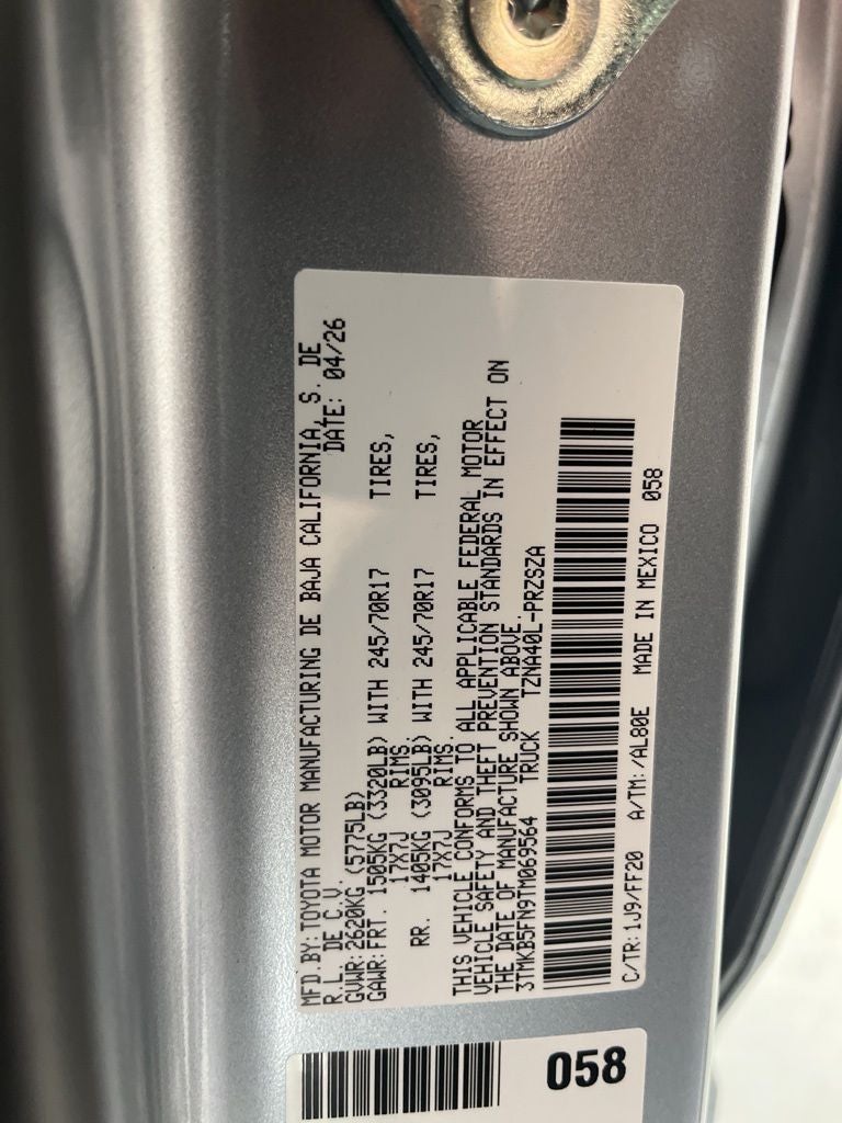 2026 Toyota Tacoma SR5