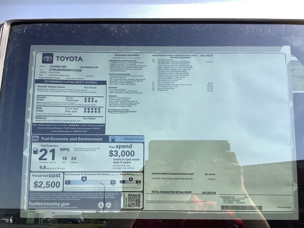 2025 Toyota Tacoma SR5