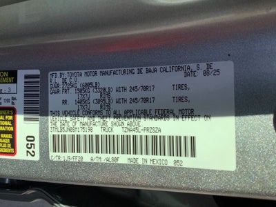 2025 Toyota Tacoma SR5