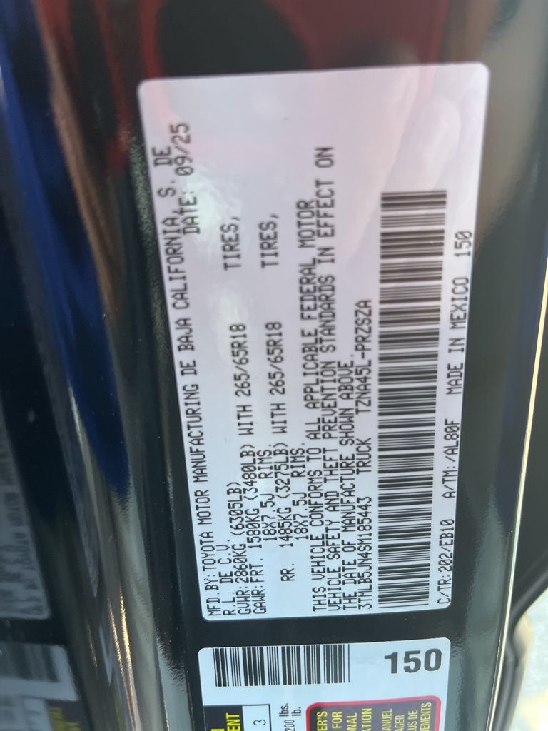 2025 Toyota Tacoma Limited