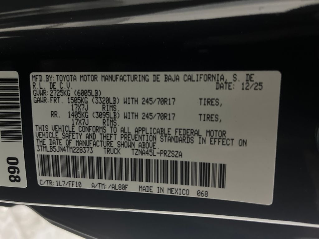 2026 Toyota Tacoma SR5