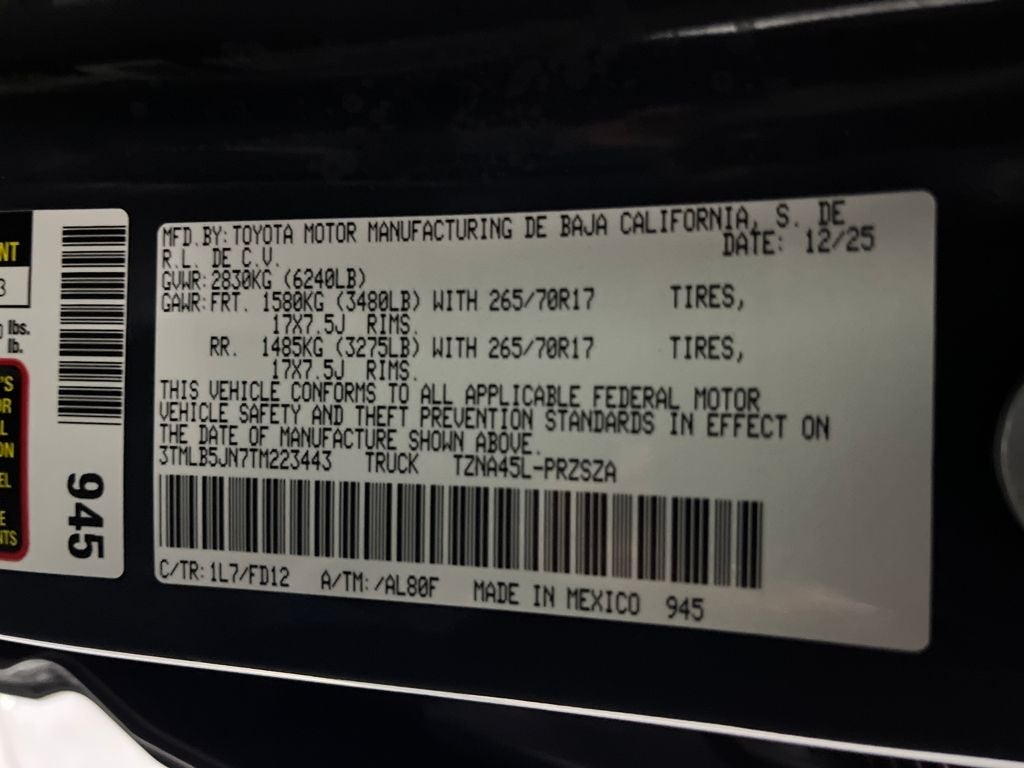 2026 Toyota Tacoma TRD Off-Road