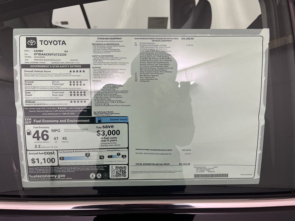 2026 Toyota Camry XLE