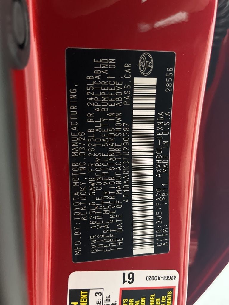 2026 Toyota Camry LE