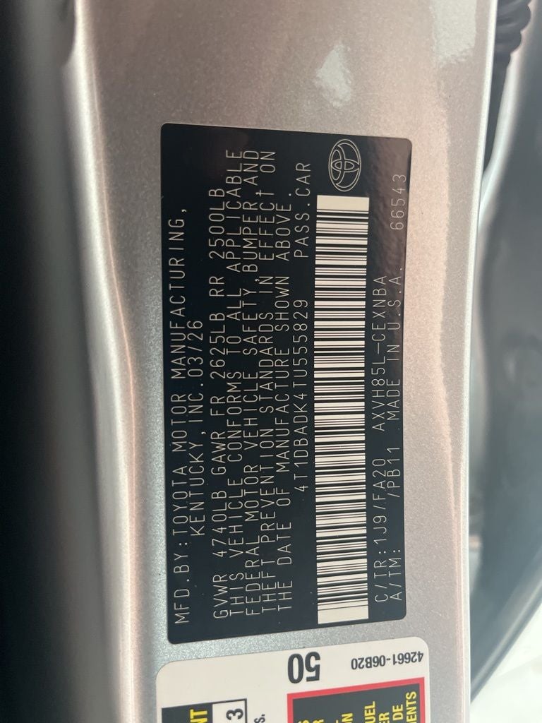 2026 Toyota Camry LE