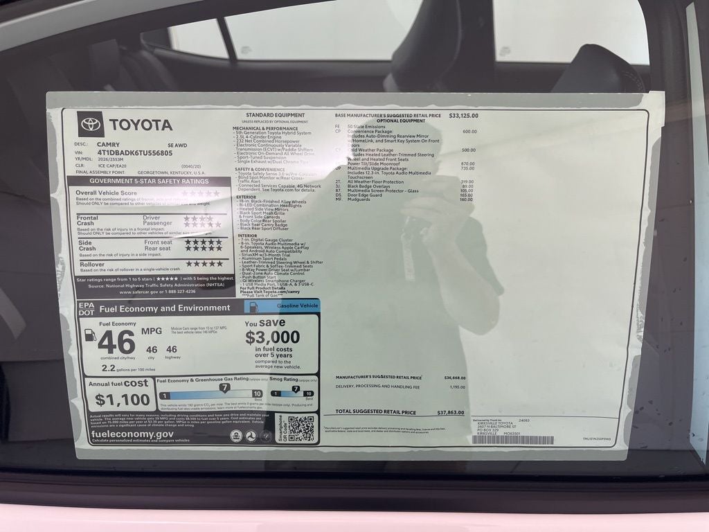 2026 Toyota Camry SE