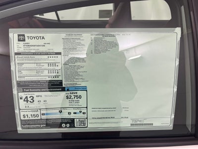 2026 Toyota Camry XSE