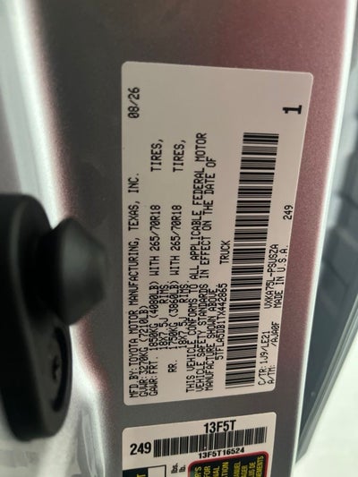 2026 Toyota Tundra SR5