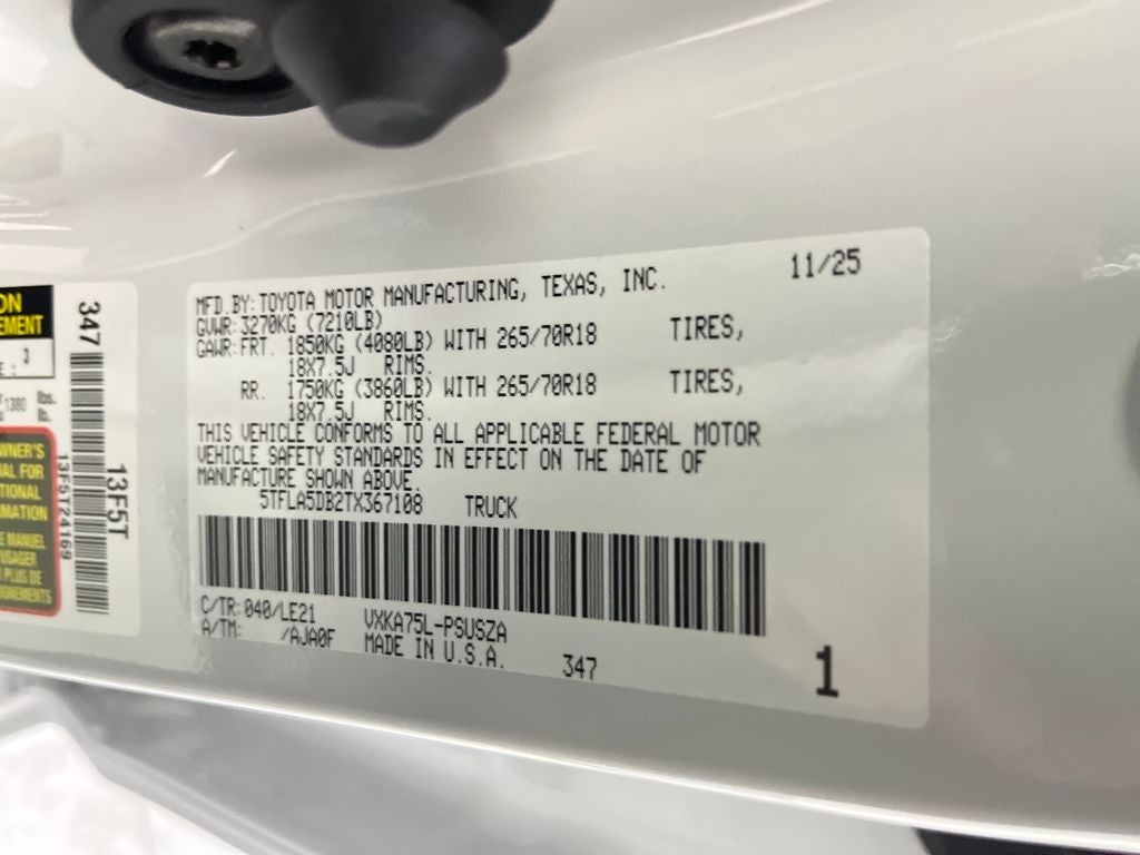 2026 Toyota Tundra SR5