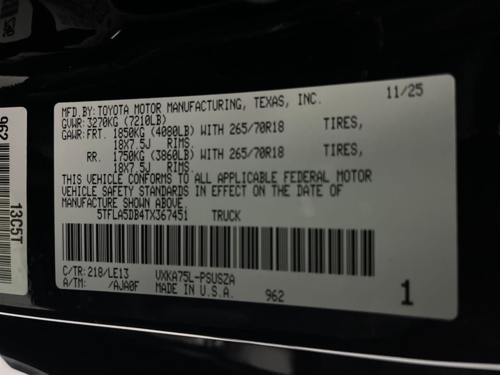 2026 Toyota Tundra SR5