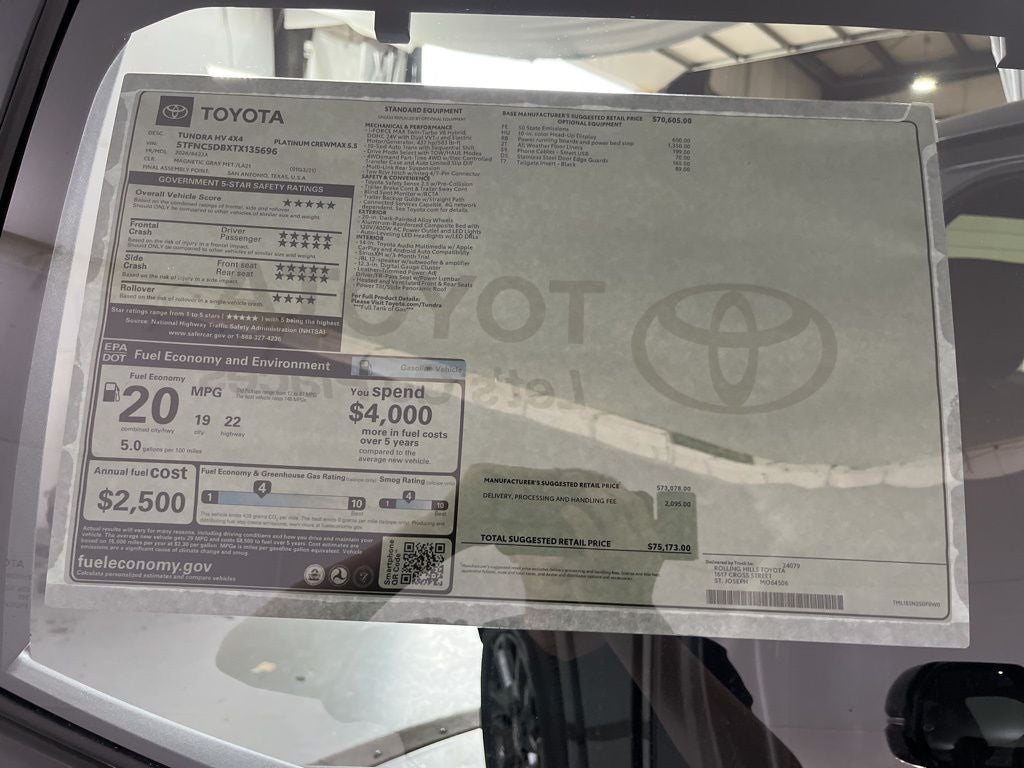 2026 Toyota Tundra i-FORCE MAX Platinum i-FORCE MAX