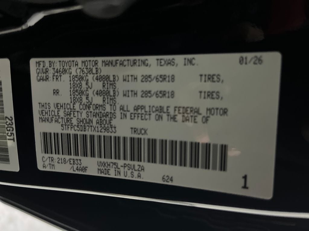 2026 Toyota Tundra i-FORCE MAX TRD Pro