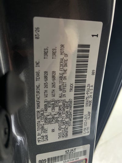 2026 Toyota Tundra Limited