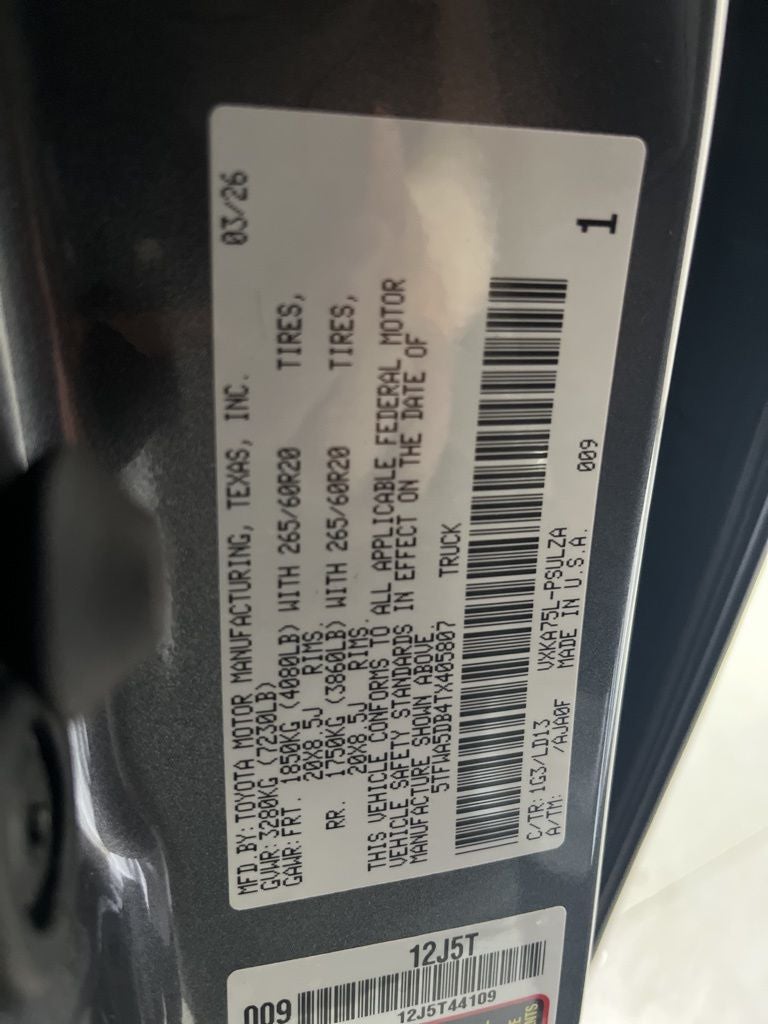 2026 Toyota Tundra Limited