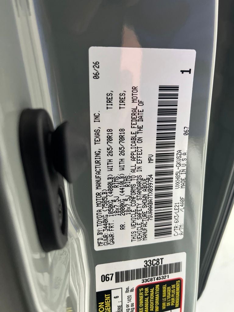 2026 Toyota Sequoia SR5