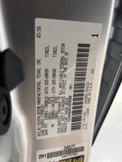 2026 Toyota Sequoia Platinum