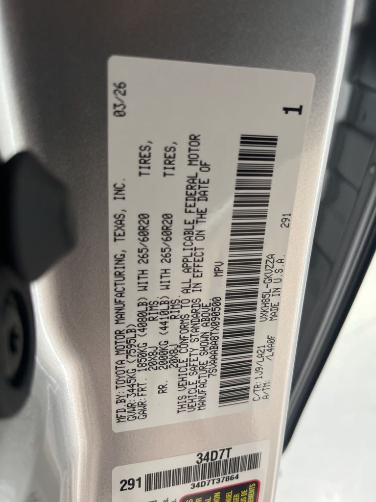 2026 Toyota Sequoia Platinum