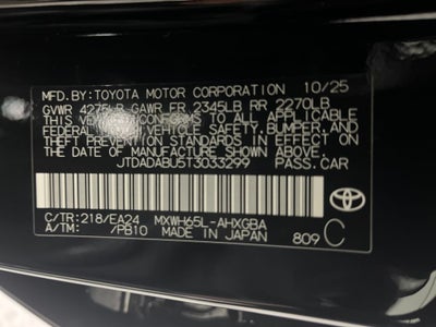 2026 Toyota Prius Nightshade Edition AWD