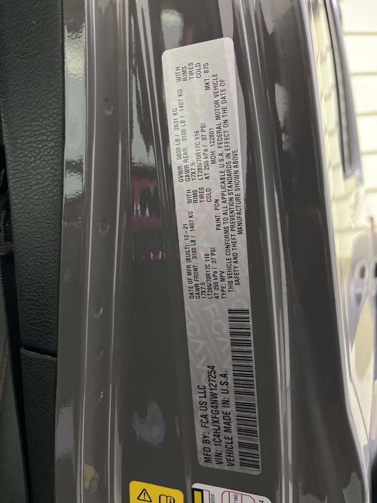 2022 Jeep Wrangler Unlimited Rubicon