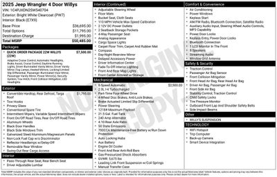 2025 Jeep Wrangler Willys