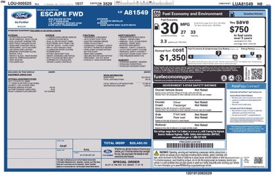 2020 Ford Escape SE
