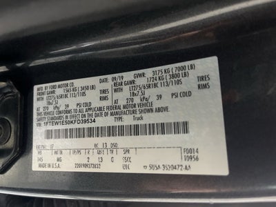 2019 Ford F-150 XLT