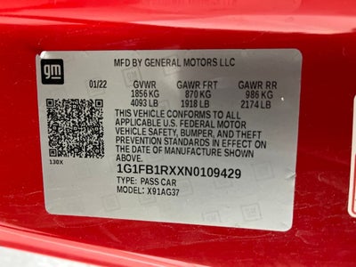 2022 Chevrolet Camaro 1LT