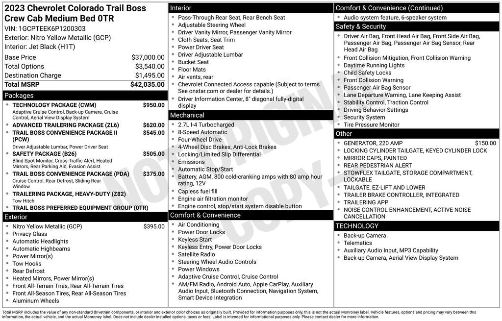 2023 Chevrolet Colorado Trail Boss