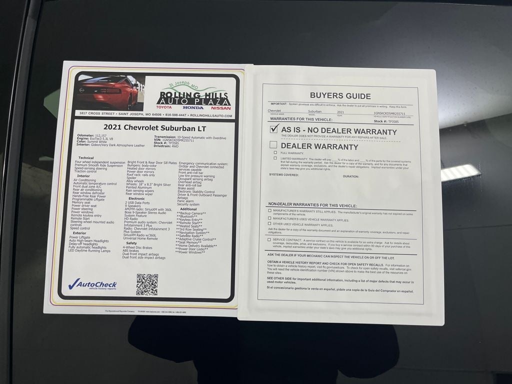 2021 Chevrolet Suburban LT