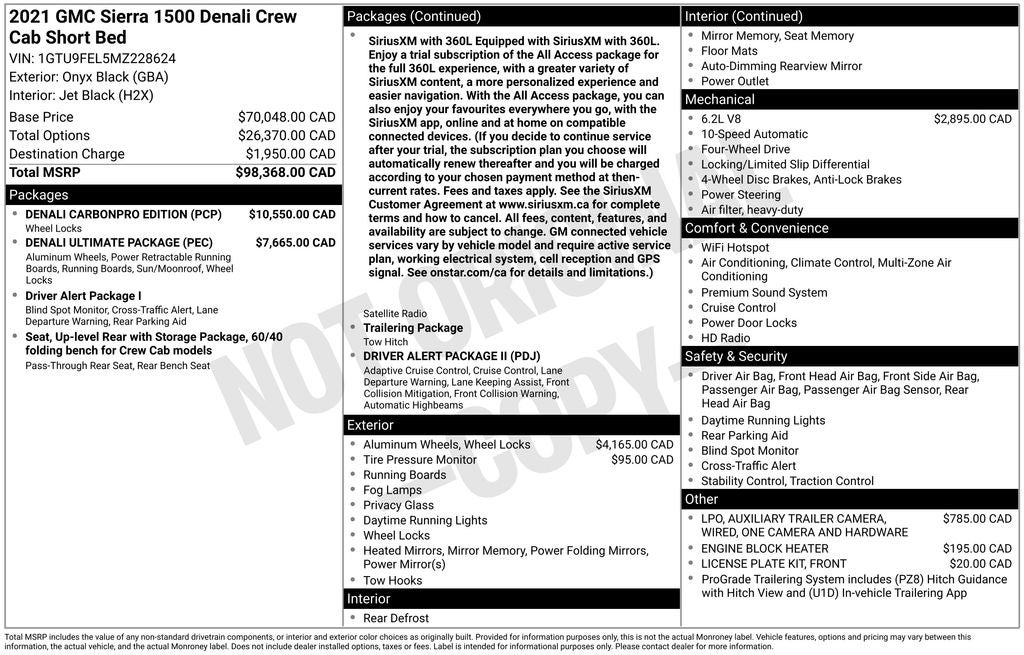2021 GMC Sierra 1500 Denali