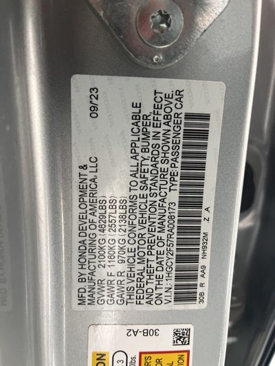 2024 Honda Accord Hybrid Sport
