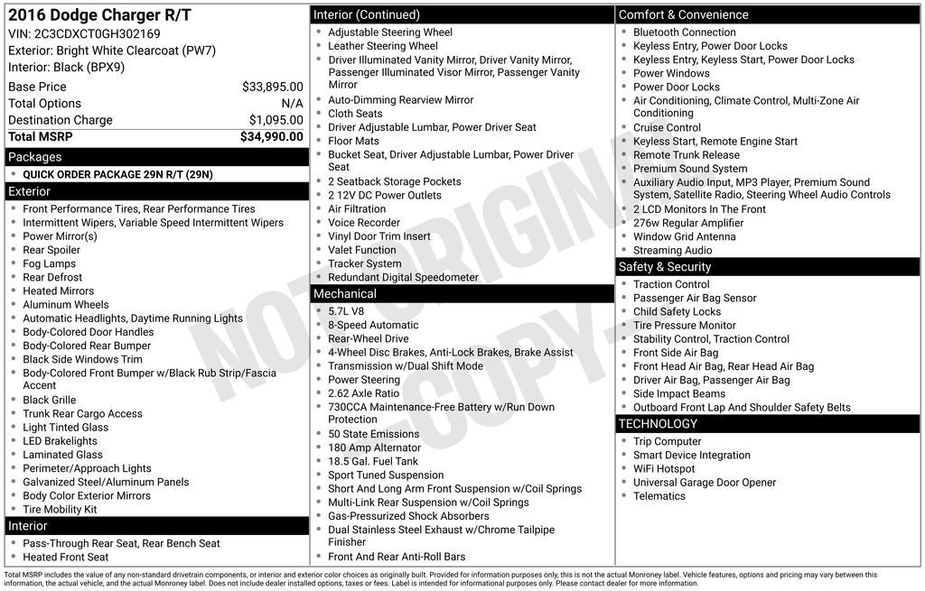 2016 Dodge Charger R/T