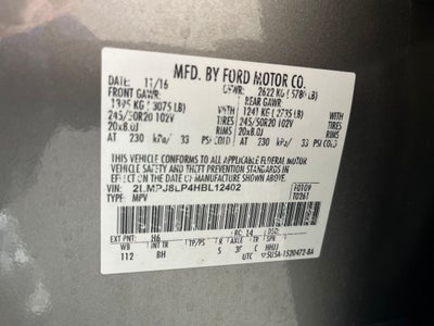 2017 Lincoln MKX Reserve