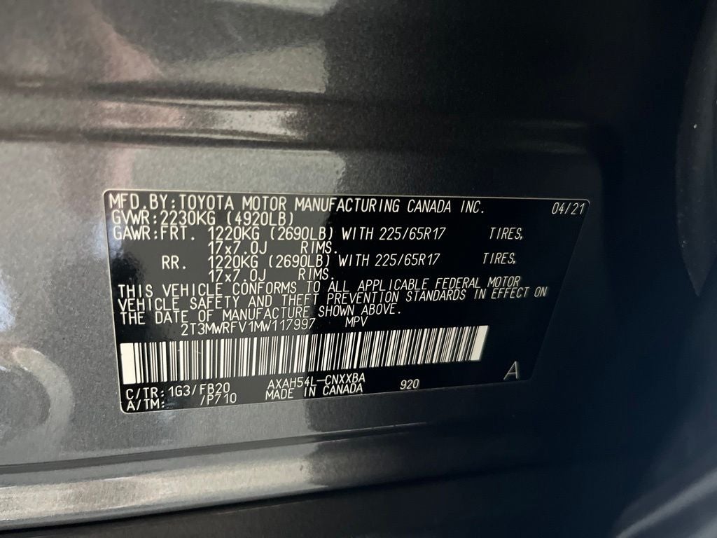 2021 Toyota RAV4 Hybrid LE