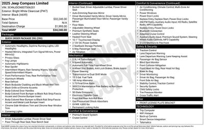 2025 Jeep Compass Limited