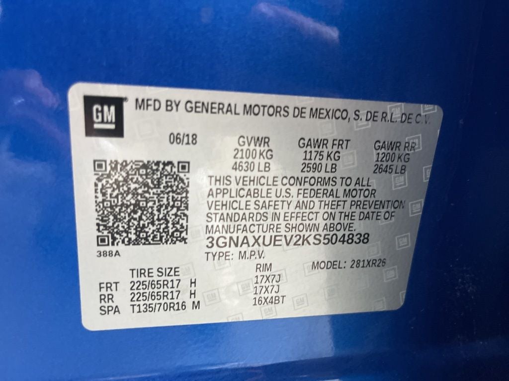 2019 Chevrolet Equinox LT