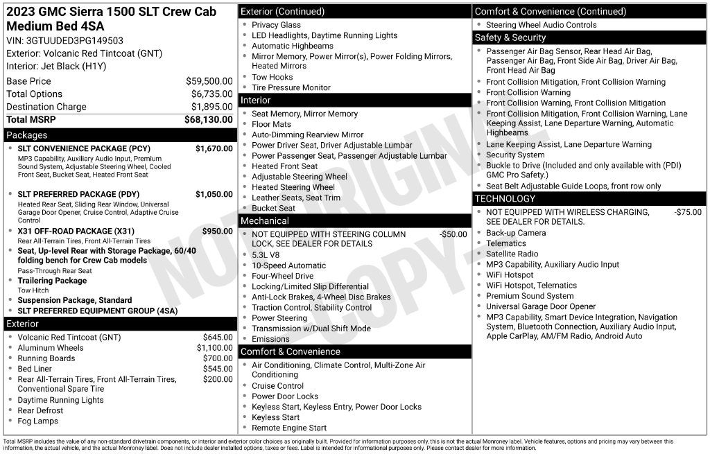 2023 GMC Sierra 1500 SLT