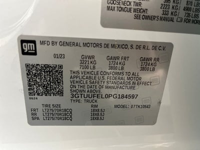 2023 GMC Sierra 1500 AT4X