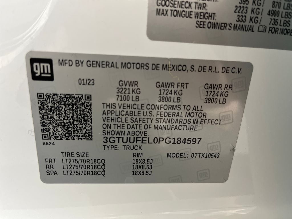 2023 GMC Sierra 1500 AT4X