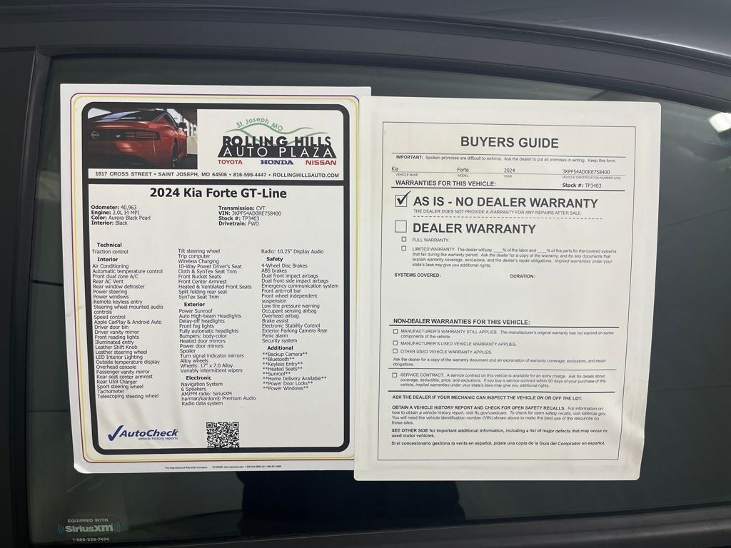 2024 Kia Forte GT-Line