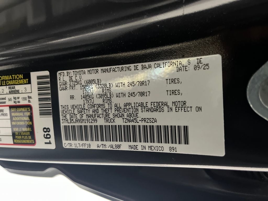 2025 Toyota Tacoma SR5