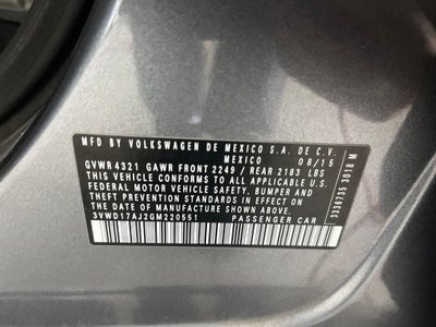 2016 Volkswagen Jetta 1.8T Sport