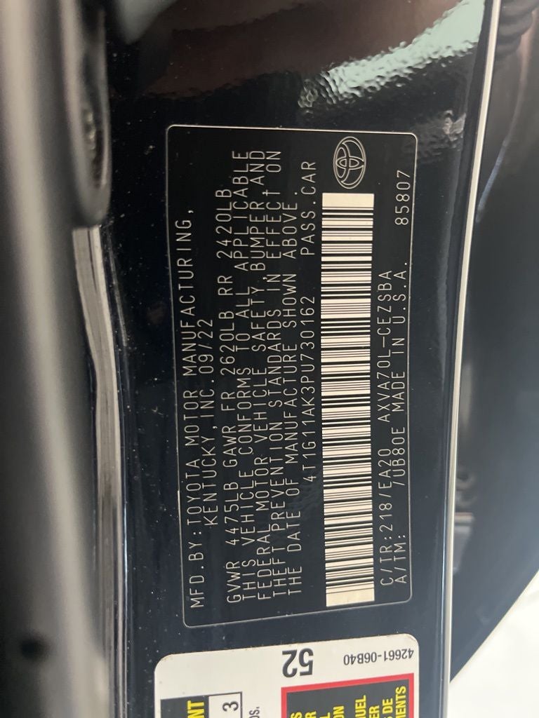 2023 Toyota Camry SE