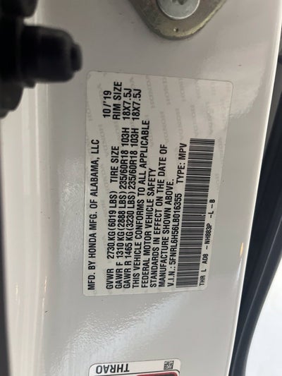 2020 Honda Odyssey EX