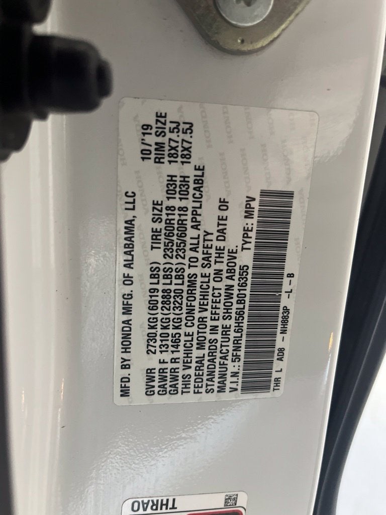 2020 Honda Odyssey EX