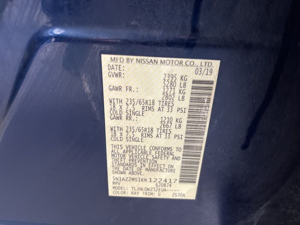 2019 Nissan Murano SV