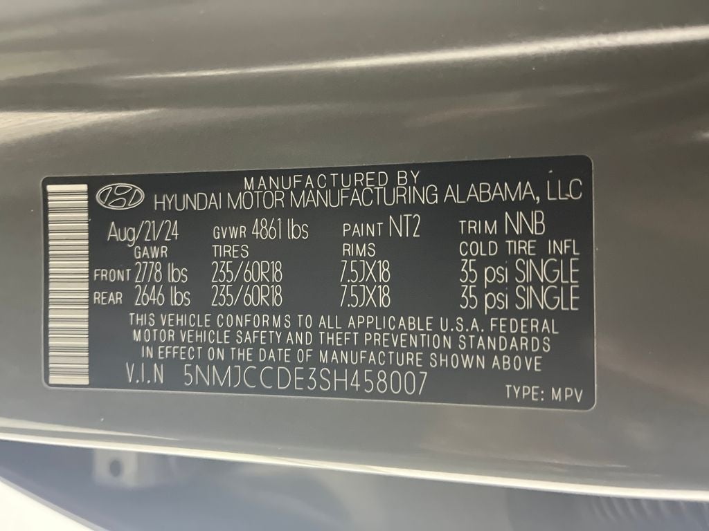 2025 Hyundai Tucson SEL Convenience