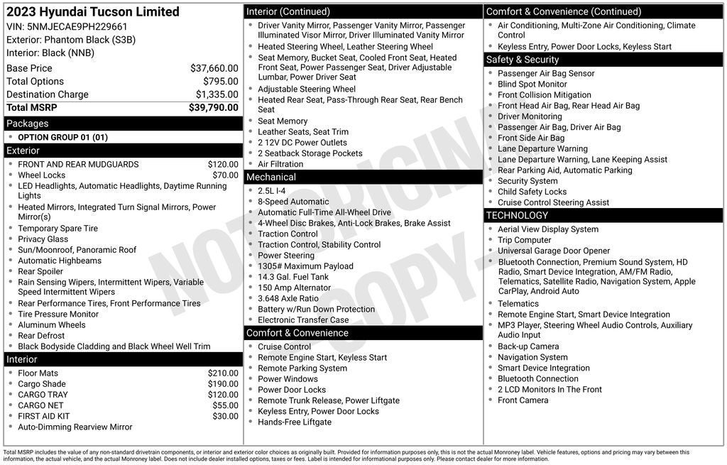 2023 Hyundai Tucson Limited