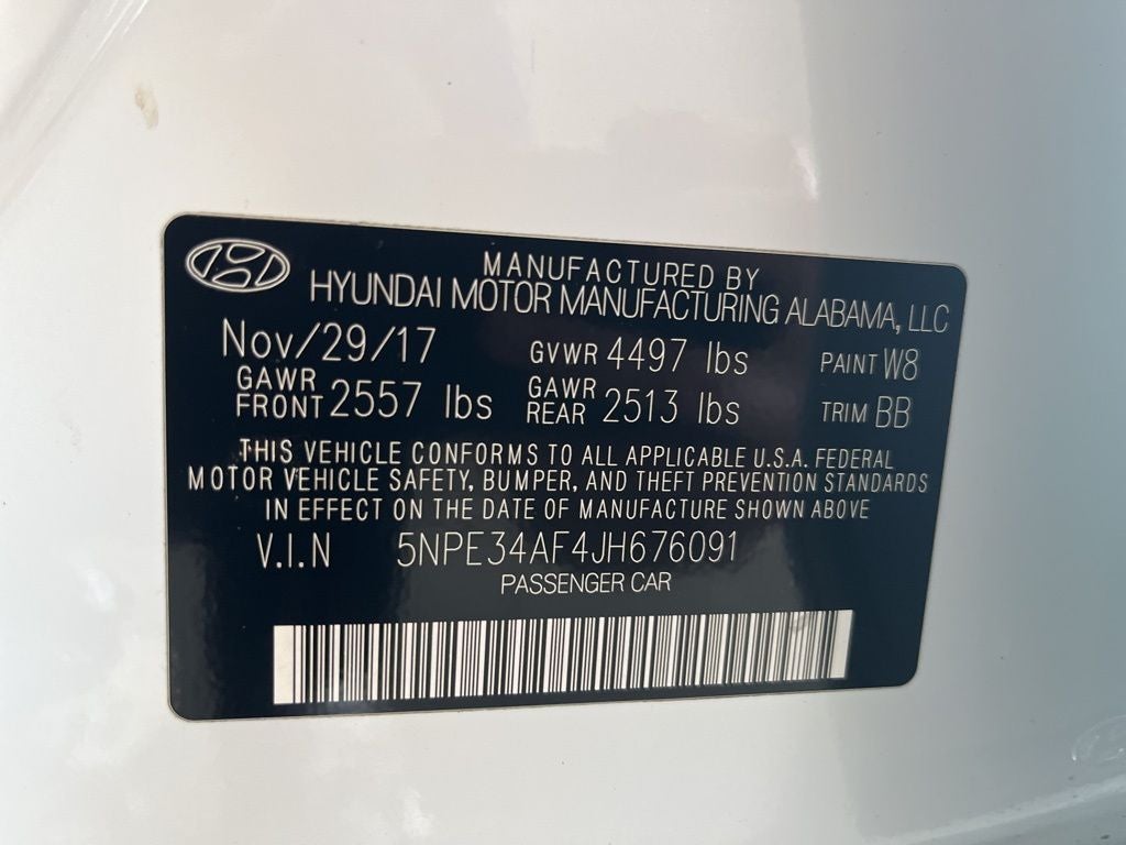 2018 Hyundai Sonata Limited